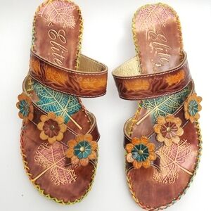Havana  Elite Sandal, Brown, Size 8, 3 inch heels